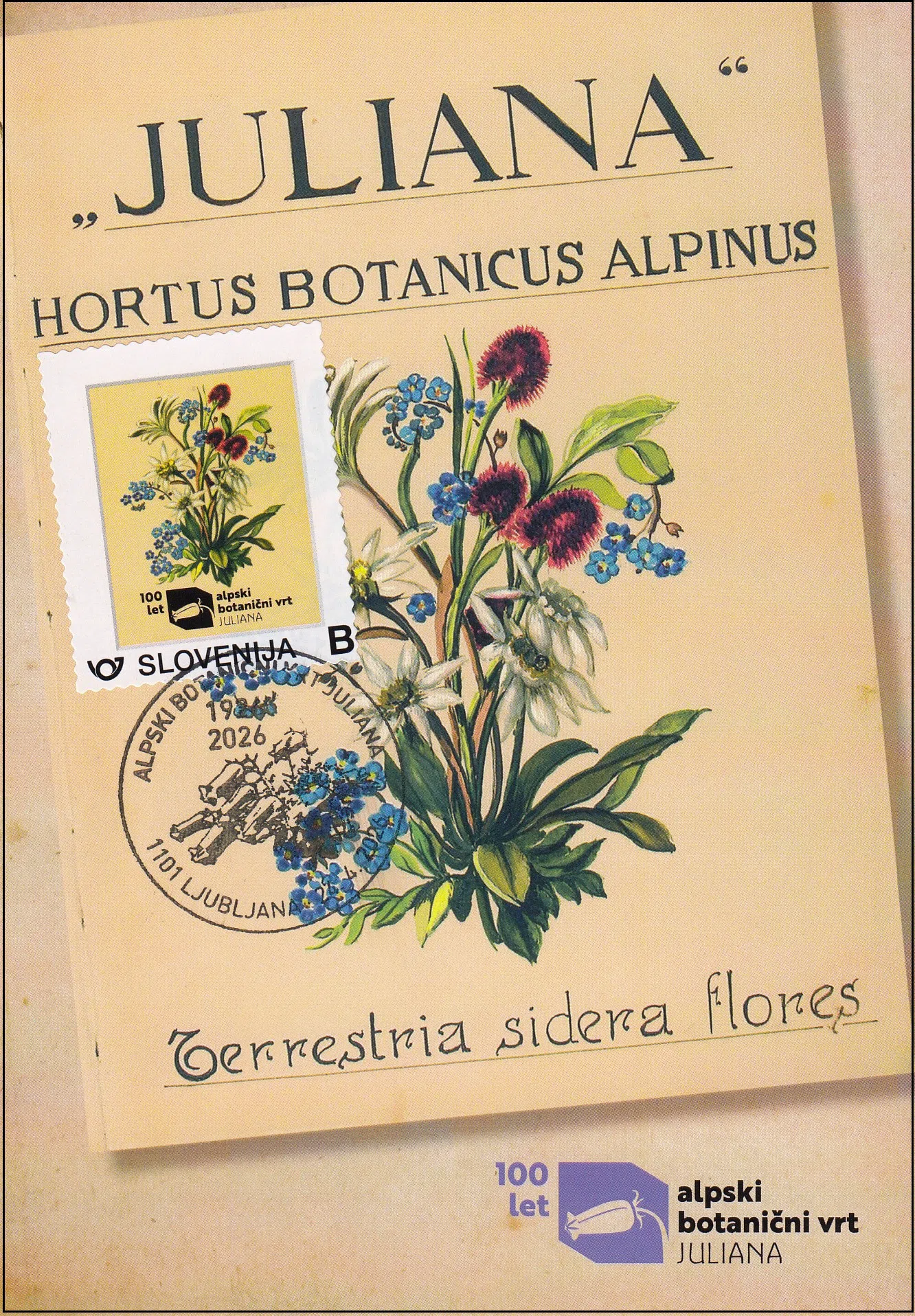 ALPSKI BOTANIČNI VRT JULIANA - 100 LET